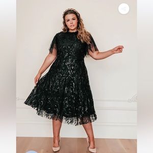 JessaKae Midnight Dress, Black, 2x